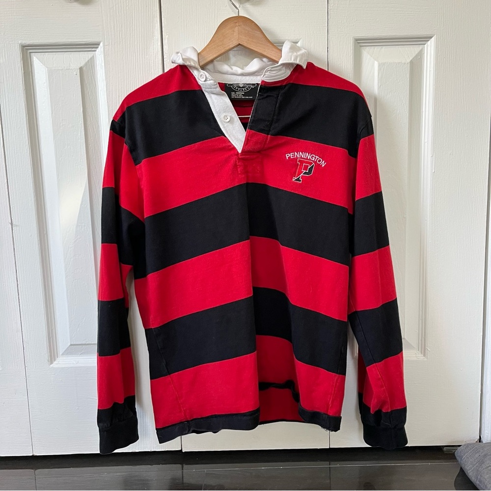 Red and Black Rugby Shirt